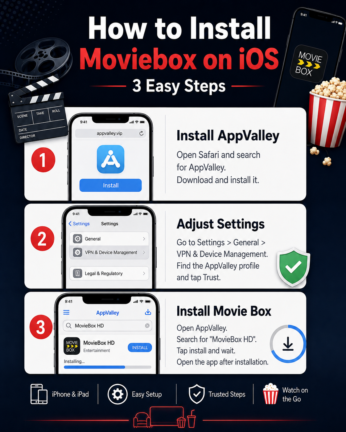 MovieBox on iPhone and iPad